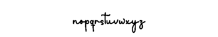 Hailstone Font LOWERCASE