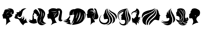 Haircut Regular Font UPPERCASE