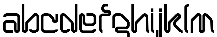 Hairpin-Normal Font LOWERCASE