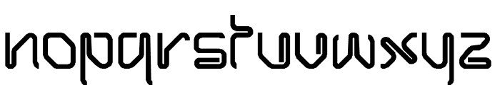 Hairpin-Normal Font LOWERCASE