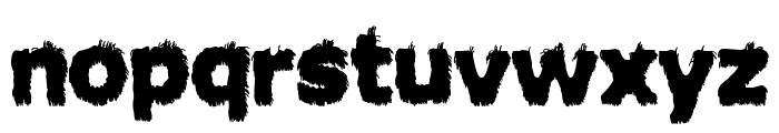 Hairy Monster Solid Font LOWERCASE