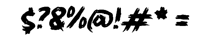 Hajiro Font OTHER CHARS