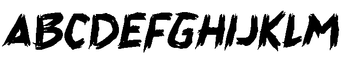 Hajiro Font UPPERCASE