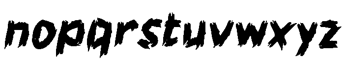 Hajiro Font LOWERCASE