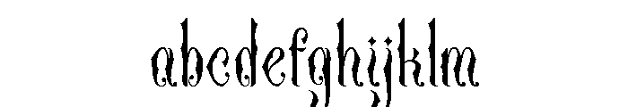 Hakorida DEMO Font LOWERCASE
