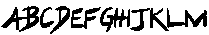 Hakturus Bold Font UPPERCASE
