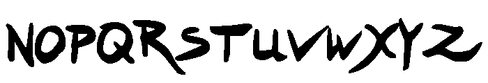 Hakturus Bold Font LOWERCASE