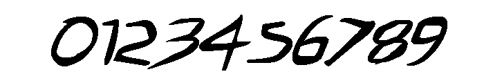 Hakturus Italic Font OTHER CHARS