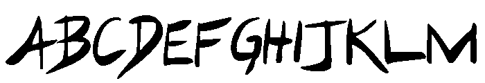 Hakturus Regular Font UPPERCASE