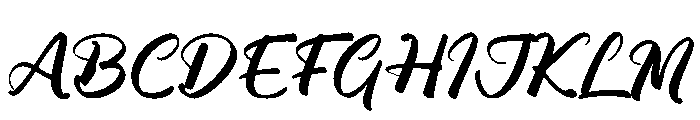 Halbert Font UPPERCASE