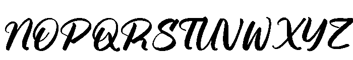 Halbert Font UPPERCASE