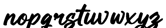 Halbert Font LOWERCASE
