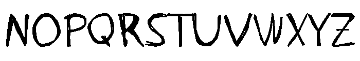 Half-A*s Font UPPERCASE