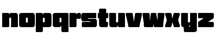Half Blvd Free Regular Font LOWERCASE