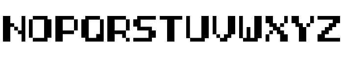 Half Bold Pixel-7 Font UPPERCASE