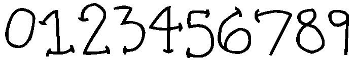 Half Curve Font OTHER CHARS