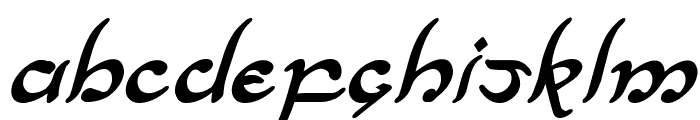 Half-Elven Bold Italic Font UPPERCASE