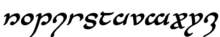 Half-Elven Bold Italic Font LOWERCASE