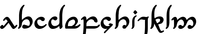 Half-Elven Bold Font LOWERCASE