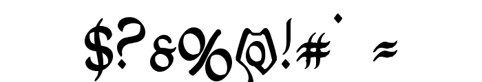Half-Elven Condensed Font OTHER CHARS