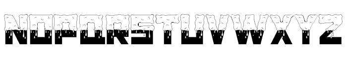 Half Melted Demo Font LOWERCASE