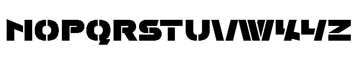 Half Myself Straight Font LOWERCASE