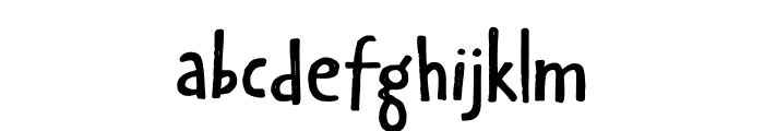 Halfway There DEMO Regular Font LOWERCASE
