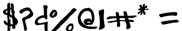 Halidoodle Font OTHER CHARS