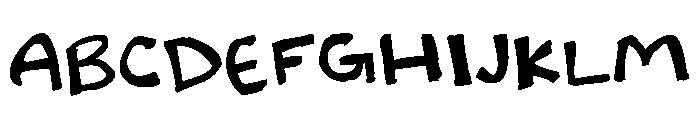 Halidoodle Font UPPERCASE