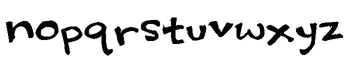 Halidoodle Font LOWERCASE