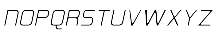 Hall Fetica Decompose Italic Font UPPERCASE