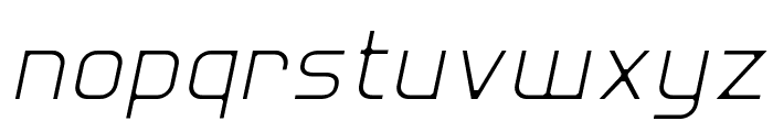 Hall Fetica Decompose Italic Font LOWERCASE