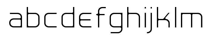 Hall Fetica Decompose Font LOWERCASE