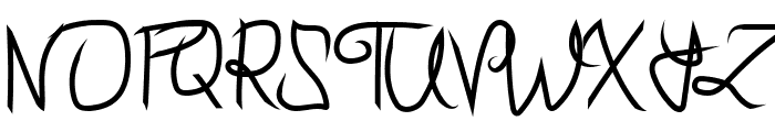 Hallagh Font UPPERCASE