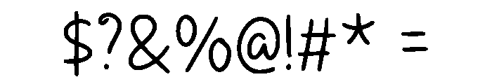 Halleys Regular Font OTHER CHARS