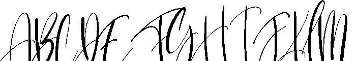 Hallimun Font UPPERCASE