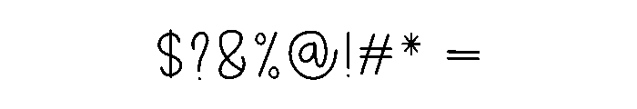Hallo Mother Font OTHER CHARS