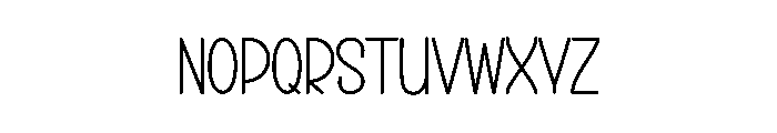 Hallo Mother Font UPPERCASE