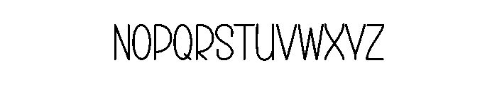 Hallo Mother Font LOWERCASE