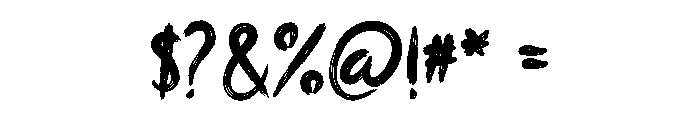 HalloWeen Vintage Font OTHER CHARS