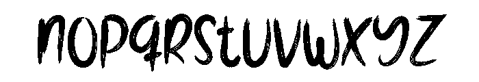 HalloWeen Vintage Font LOWERCASE