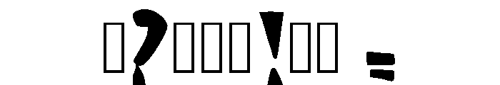 Hallowdrama Regular Font OTHER CHARS