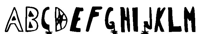 Hallowdrama Regular Font UPPERCASE