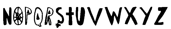 Hallowdrama Regular Font UPPERCASE