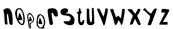 Hallowdrama Regular Font LOWERCASE