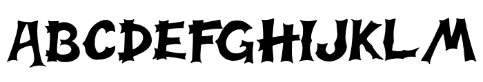 HallowebRegular Font UPPERCASE