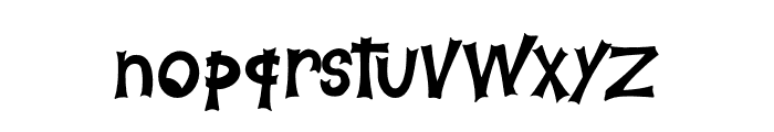 HallowebRegular Font LOWERCASE