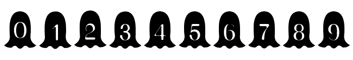 Halloween Ghost Font OTHER CHARS
