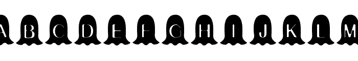 Halloween Ghost Font UPPERCASE