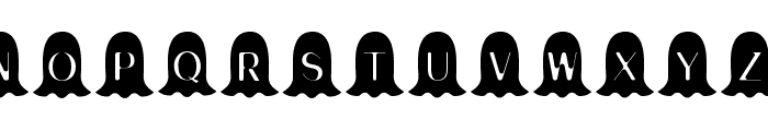 Halloween Ghost Font UPPERCASE